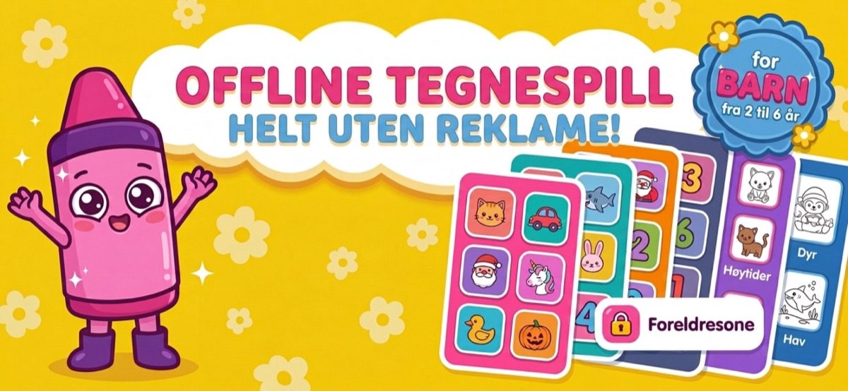 Tegnespill uten reklame som funker uten nett — Kid Doodles startskjerm med malebøker om høytider, dyr og hav for barn 2-6 år